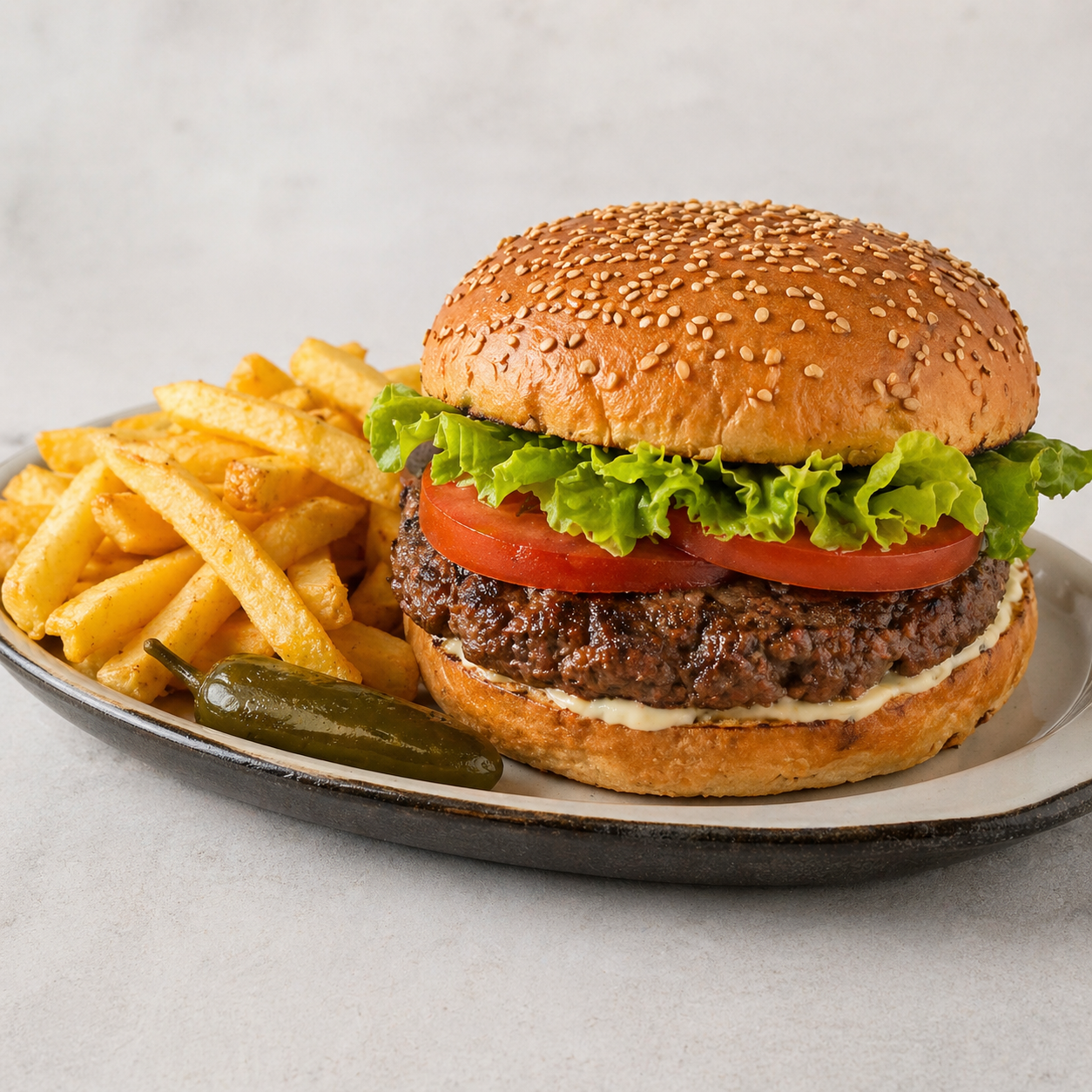 Hamburguesa de res